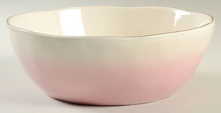A7D8 Pink 10" Round Serving Bowl