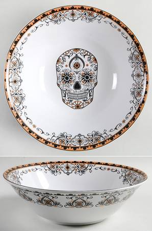 La Calavera 10" Large Salad Serving Bowl