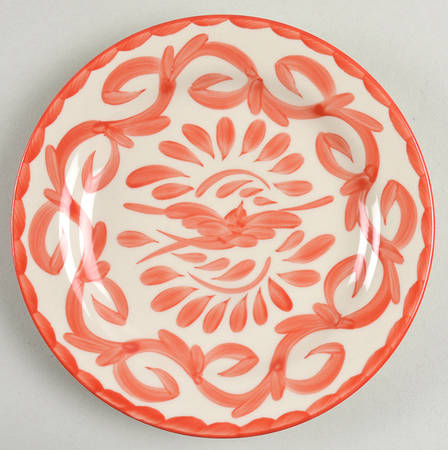 Puebla Coral Salad Plate