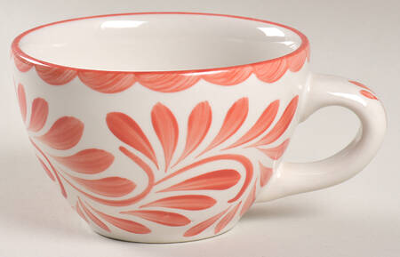 Puebla Coral Flat Cup