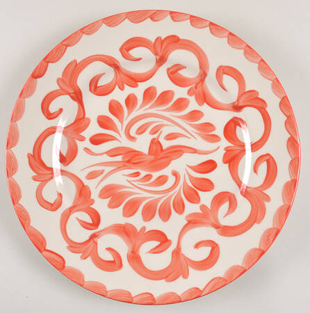 Puebla Coral 13" Chop Plate (Round Platter)
