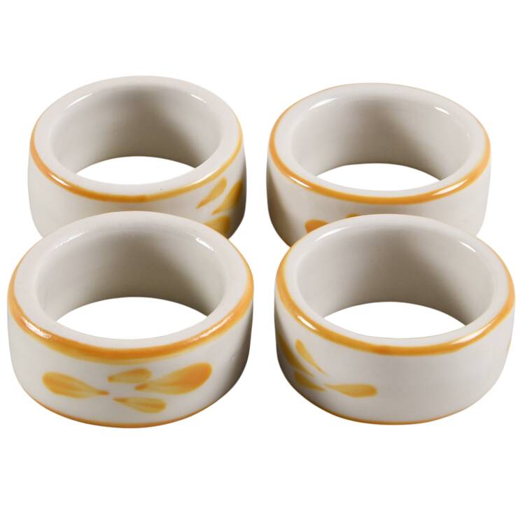 Puebla Sand Dune Napkin Ring - Set of 4