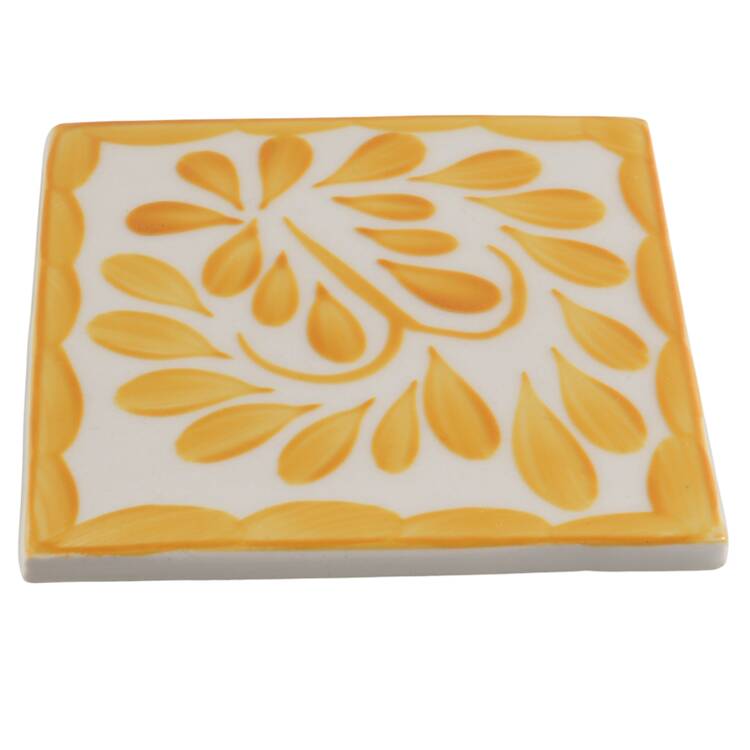 Puebla Sand Dune Cork Back Square Coaster by Anfora (Mexico)