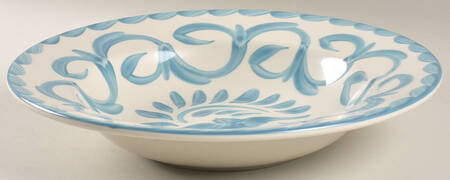 Puebla Blue Lagoon 11" Individual Pasta Bowl