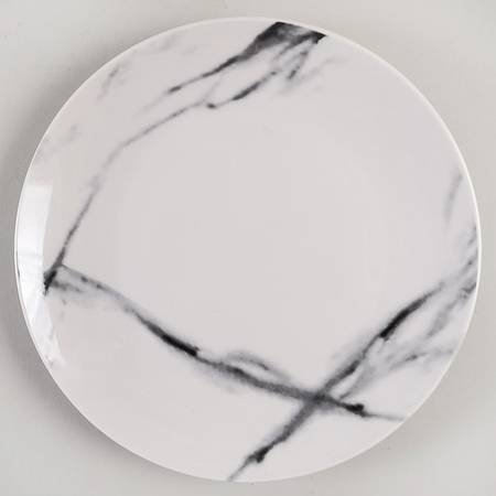 Marble Black Salad Plate