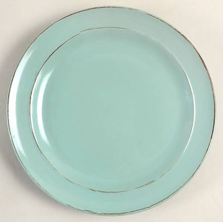 Olivia Seafoam Green Salad Plate