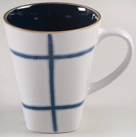 Squares Blue Mug
