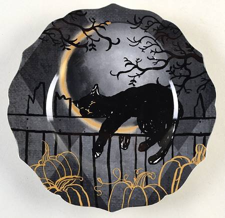 Scaredy Salad Plate