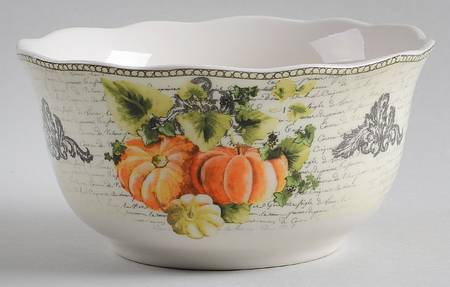 Pumpkin Patch Soup/Cereal Bowl by 222 Fifth (PTS)