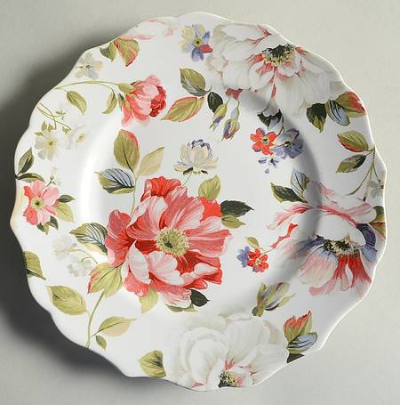 Oriana White Salad Plate