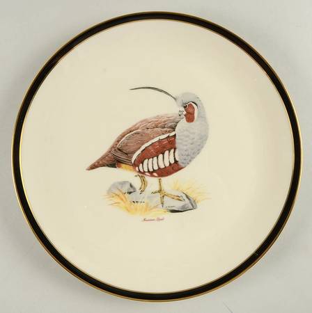 American Game Bird (Coupe) Dinner Plate