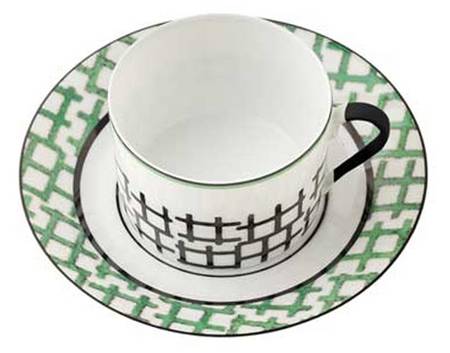 Menta Flat Cup & Saucer Set
