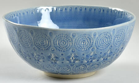 Old Havana Iris Blue 8" Round Serving Bowl
