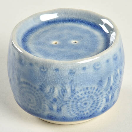 Old Havana Iris Blue Salt Shaker