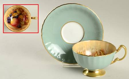 1034c Footed Cup & Saucer Set