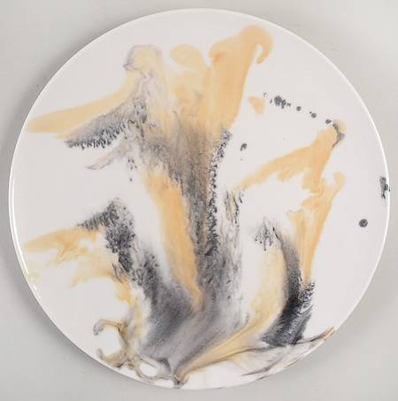 Marble Tortoise Gray Dinner Plate