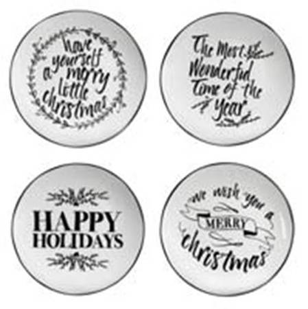 Pillow Font Salad Plate