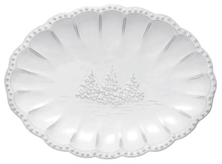 Bella Natale 12" Oval Serving Platter