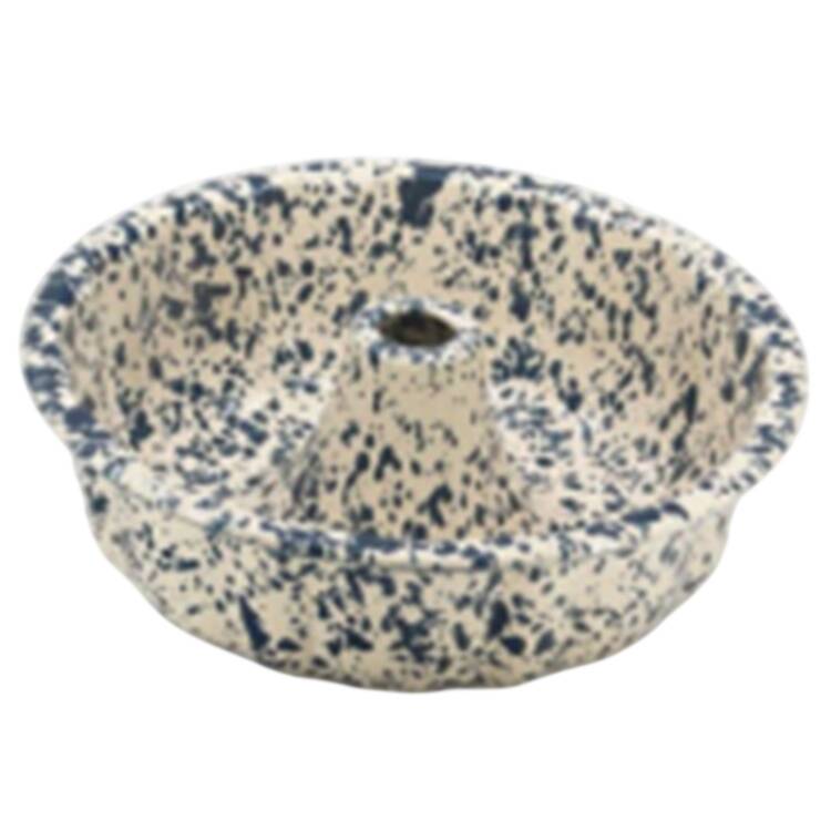 Splatterware Navy Bundt Pan