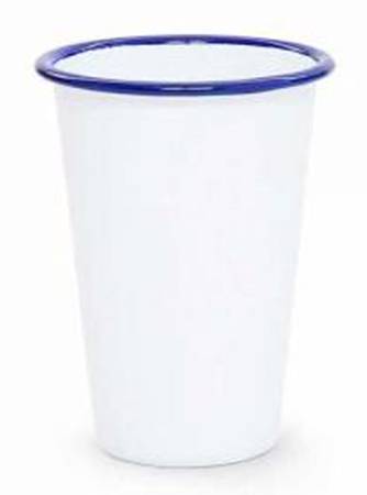 Vintage Solid Blue 14 Oz Tumbler