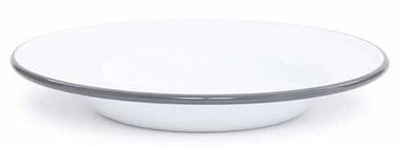Vintage Solid Grey Deep Salad Plate