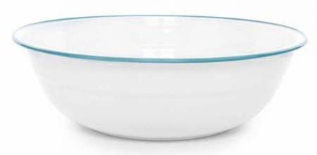 Vintage Solid Turquoise 14" Basin Bowl