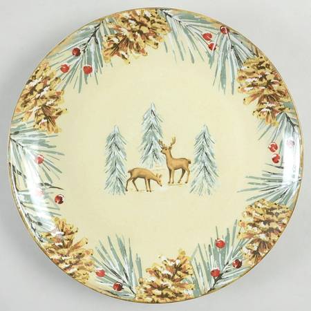 First Snow Salad Plate