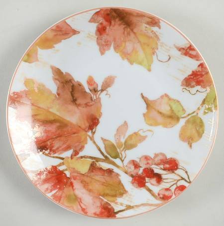 Amber Leaves Appetizer Plate