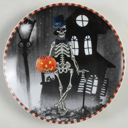 Skeleton Appetizer Plate
