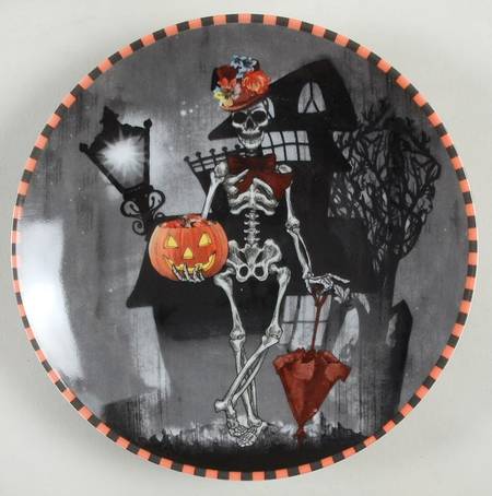 Skeleton Appetizer Plate