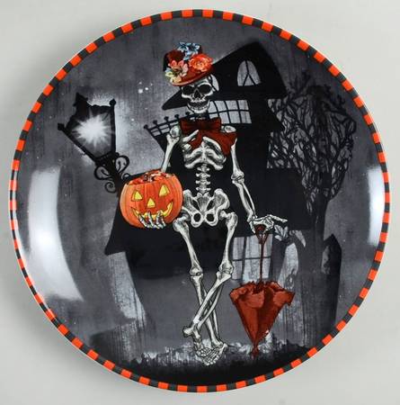 Skeleton Dinner Plate