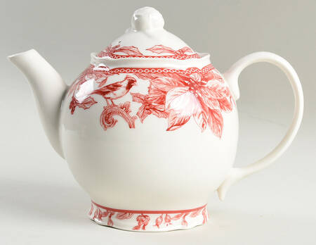 Christmas Lane Teapot & Lid