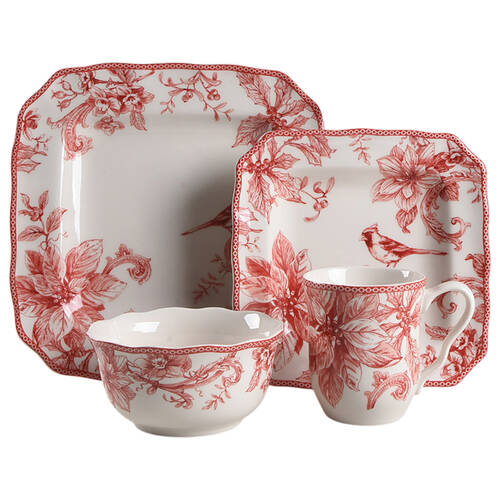 Christmas Lane 4 Piece Place Setting