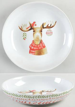 Winter Cheer Animal Individual Dinner Bowl