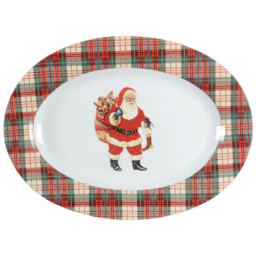 Night Before Christmas 14" Oval Serving Platter