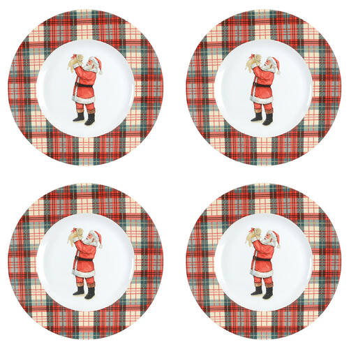 Night Before Christmas Salad Plate - Set of 4