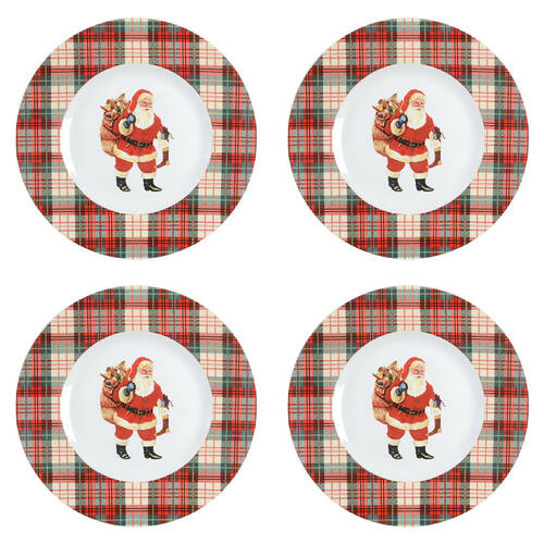 Night Before Christmas Salad Plate - Set of 4