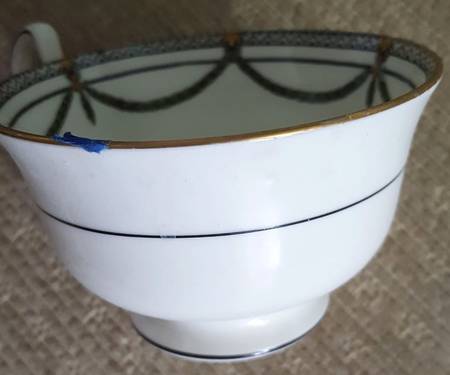 A3784 Footed Cup & Saucer Set