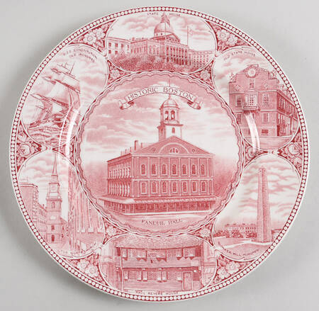 Boston Plate, The Dinner Plate by Adams China