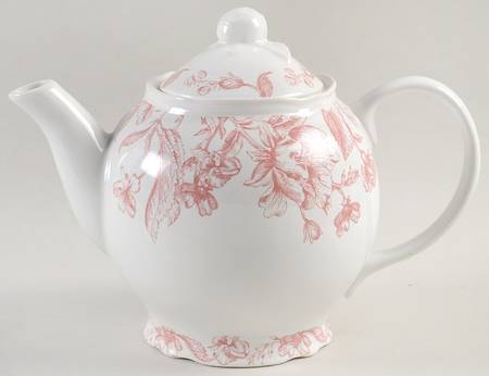 Oakley Pink Teapot & Lid