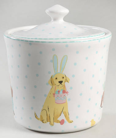 Easter Pups Small Canister & Lid