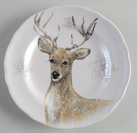 Winter Woodland Salad Plate