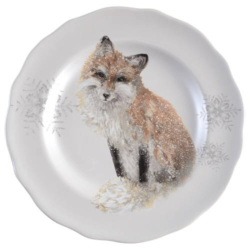 Winter Woodland Dinner Plate