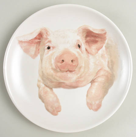 Farm Animal Salad Plate
