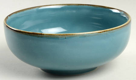 Reactive Glaze Aqua Soup/Cereal Bowl