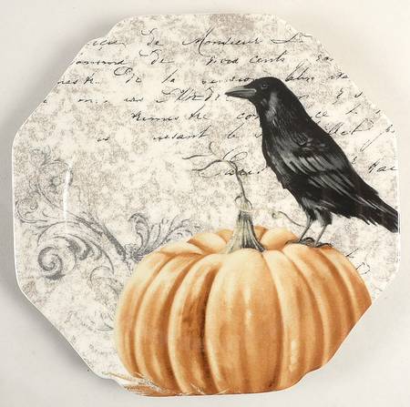 Raven Salad Plate