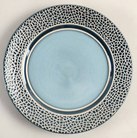 Mosaic Blue Salad Plate