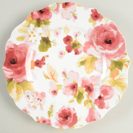 Aurora Floral Salad Plate