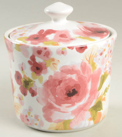 Aurora Floral Small Canister & Lid