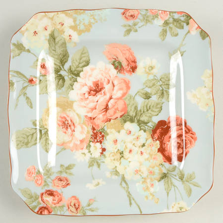 Gillian Rose Square Salad Plate